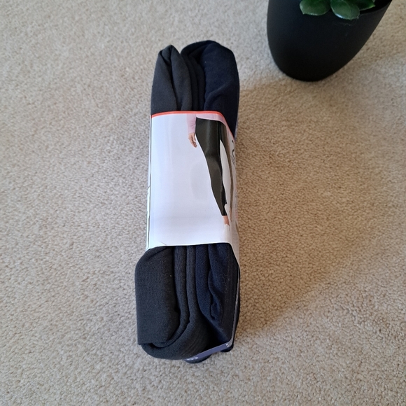 32° Degrees Heat Leggings 2 Pack Size Large Navy Blue Charcoal Grey Stretch - Picture 8 of 12